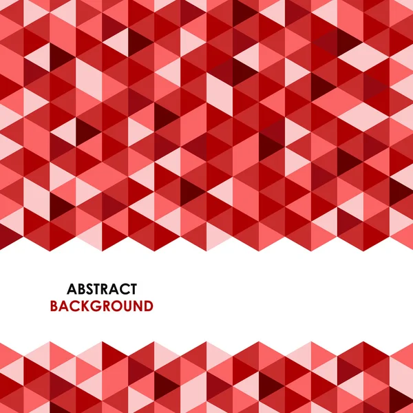 Fondo abstracto triángulo rojo — Archivo Imágenes Vectoriales
