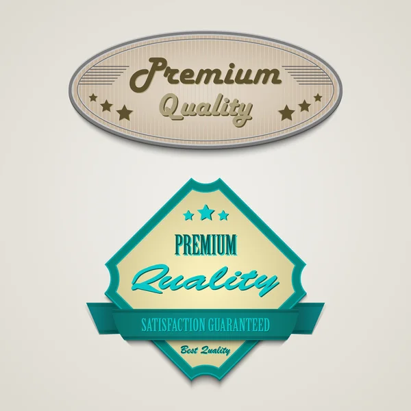 Retro vintage premie web designelementen — Stockvector