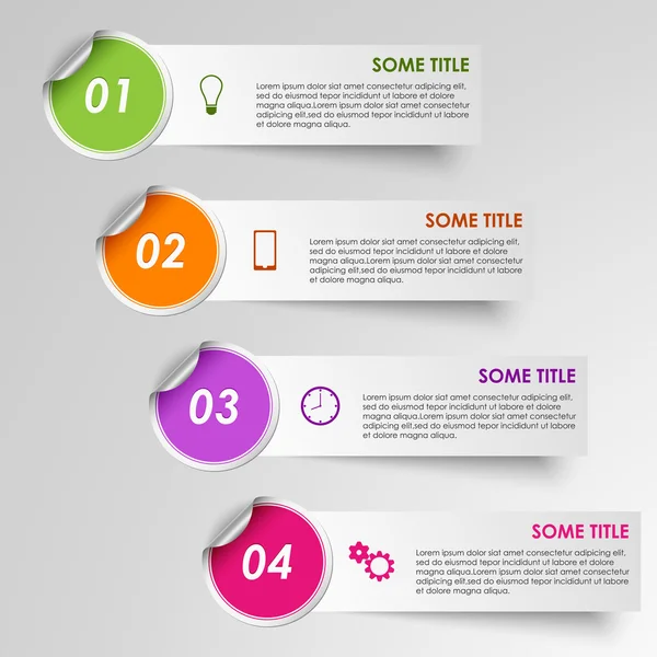 bilgi grafik ilerleme Etiketler şablon