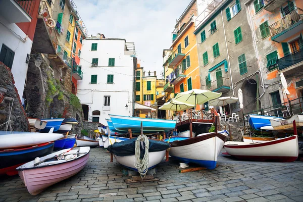 Dorf riomaggiore — Stockfoto