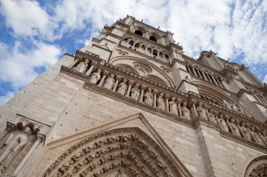 Landmark Gotik Katedrali notre dame doğum cite paris fra Adası