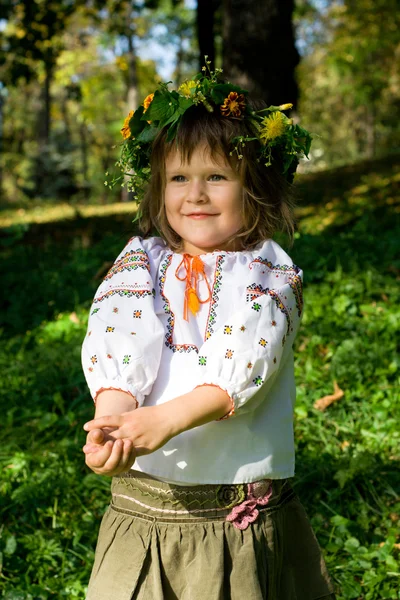 Pretty smiling Ukrainian girl — Stock Photo, Image