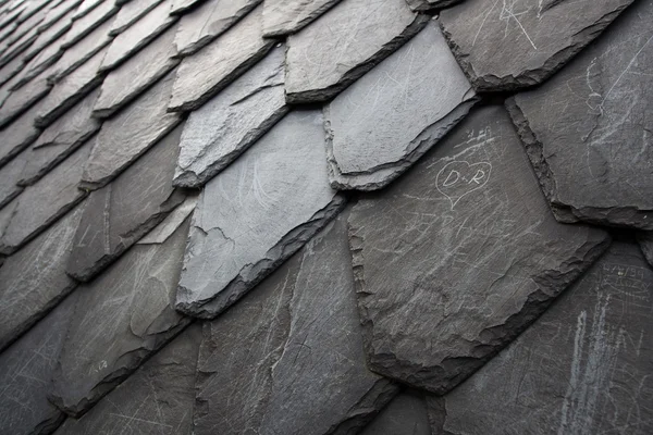 Rhomboid aged stone tiling — Stock Photo, Image
