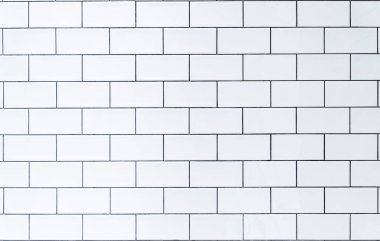 Beyaz karo arka plan. Mutfağın iç kısmı için beyaz fayanslar ya da evin banyosu için duvar. Mutfak ve banyo iç dekorasyonu, tasarımı ve dekorasyonu.