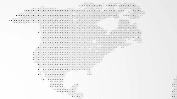 3d Piksel dünya haritası arka planı. Küresel Dünya 'da dijital noktalar. — Stok fotoğraf