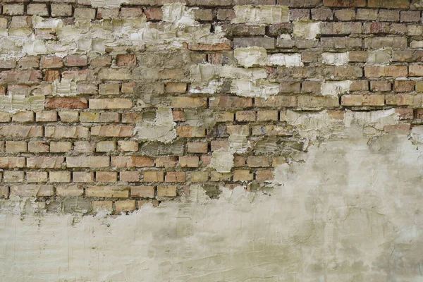 Gammal Tegelvägg Murverk Från Gammal Tegelsten Rustik Stil Strukturen Och — Stockfoto