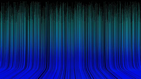 Abstract lines futuristic background. Digital motion energy neon lines on black background. Data, technology, network concept. High quality illustration