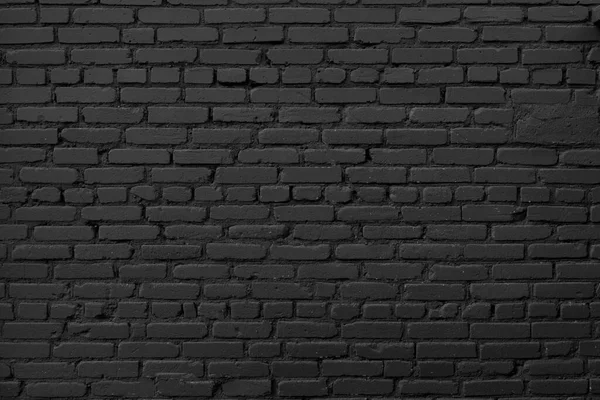 Black brick wall background. Dark brickwork. Copy space. High quality photo