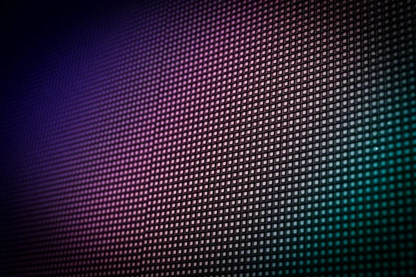 Led Neon Bildschirm Hintergrund Bildschirmcomputer Überwachen Die Textur Der Farbpixel — Stockfoto