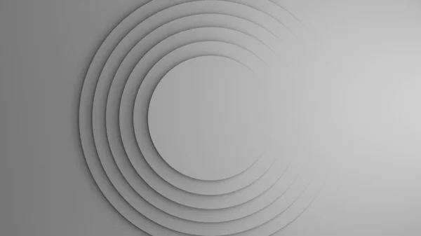 Bílé Pódium Pozadí Světlé Svislé Kruhy Prázdným Prostorem Pro Výrobek — Stock fotografie