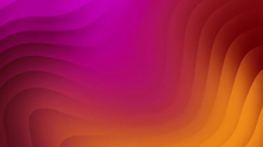 Grafiksel soyut tasarım renk arkaplanı. Mavi dalga çizgileri hareket ediyor. Renkli düz dalga ışınları şeritleri. Yüksek kalite 4k görüntü