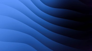 Soyut mavi arkaplan. Gölgeli ve eğimli mavi desenli çizgiler. Dekoratif, sanat, tasarım konsepti. Yüksek kaliteli illüstrasyon