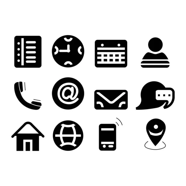 Retrieved Icon Set Website Set Icon Vector Set Web Icon — 스톡 벡터