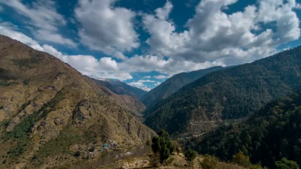 Nuvole Che Muovono Himalaya Timelapse — Video Stock