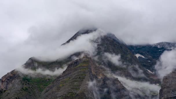 Nuages Sur Montagne Timelapse — Video