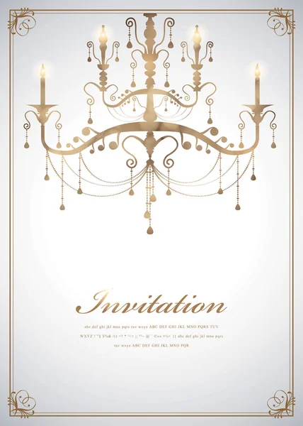 Luxury Chandelier background 08 — Stock Vector