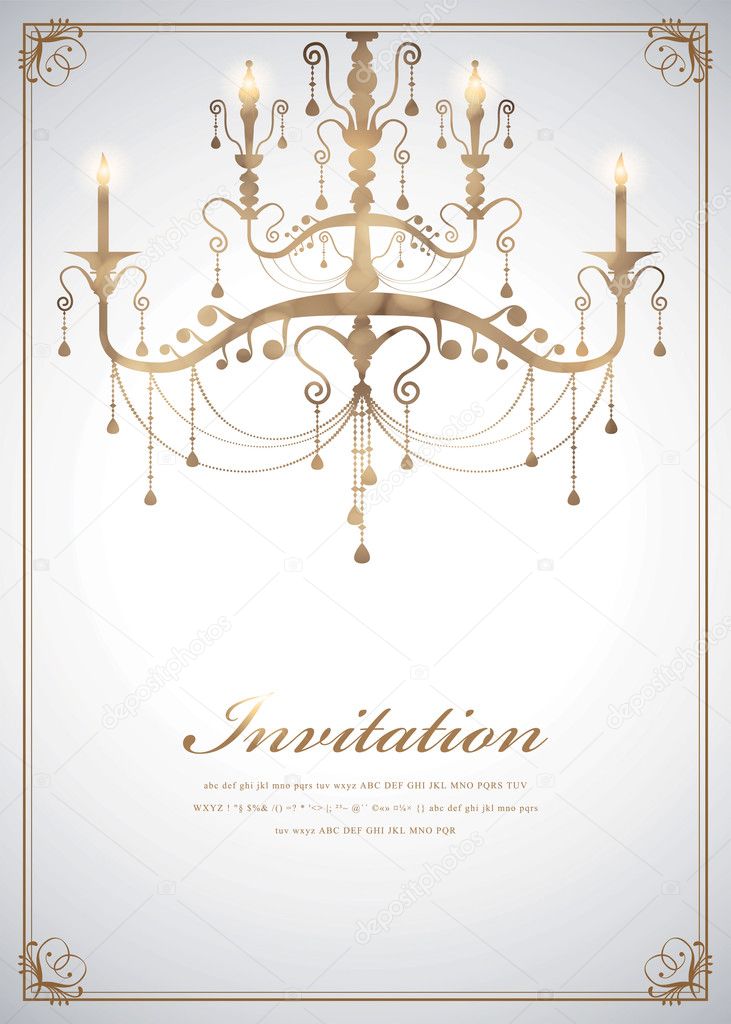 Luxury Chandelier background 08 — Stock Vector © cindy81lsy #15656613