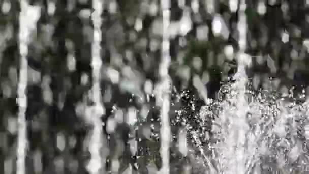 Fonteinen en water — Stockvideo