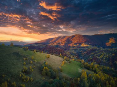 Ukrayna. Karpatlar 'da gün doğumu parlıyor. Dağların vadilerine ve ovalarına renkli sis yayılıyor. Altın bozkırlar göz kamaştırıcı derecede güzel..