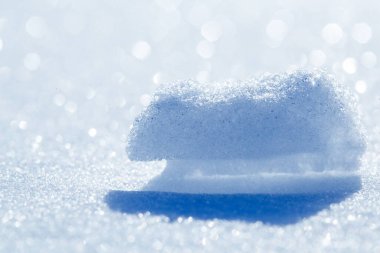 güzel mavi buz doğal arka plan