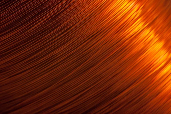 Elektronik aletler için bakır tel. Merkeze odaklı ve sağ ve solun bulanık kenarlı. Elektrik endüstrisindeki elektronik bileşenlerin üretimi için tasarlandı..