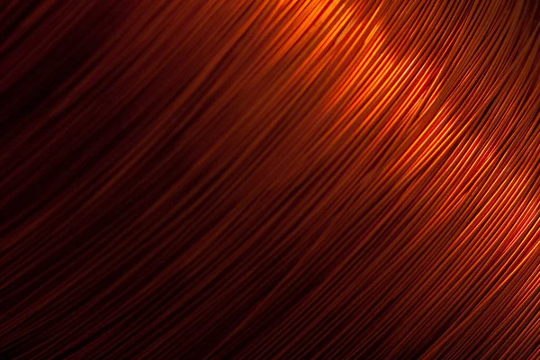 Elektronik aletler için bakır tel. Merkeze odaklı ve sağ ve solun bulanık kenarlı. Elektrik endüstrisindeki elektronik bileşenlerin üretimi için tasarlandı..