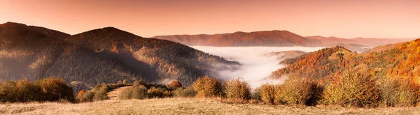 Vackert Landskap Med Kullar Och Berg Ukraina — Stockfoto