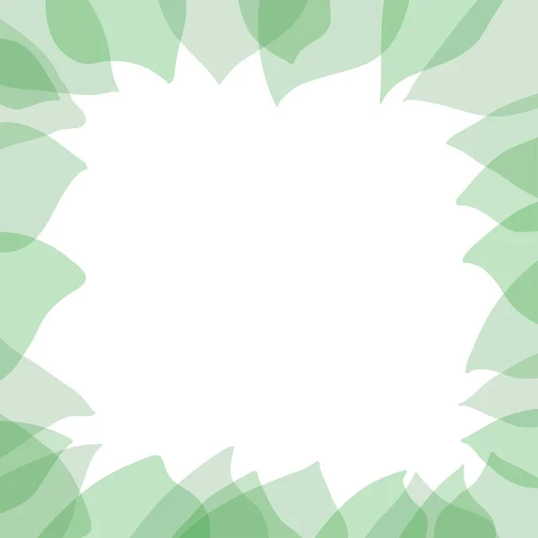 Nápis Zelené Listy Vintage Nature Theme — Stockový vektor