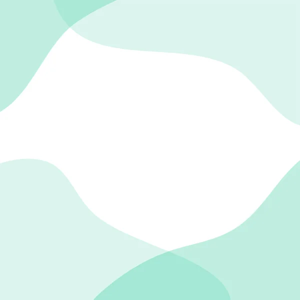 Minimální Pozadí Šablony Pastelové Zelené Mincovny — Stockový vektor