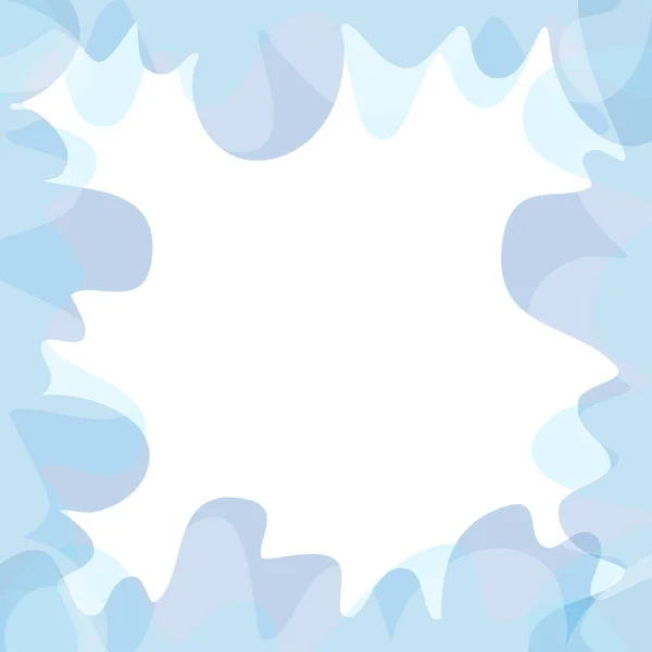 Nuvem Azul Pastel Tom Bandeira Modelo Água — Vetor de Stock