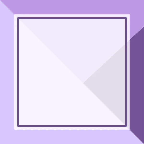 Nápis Fialový Trojúhelník — Stockový vektor