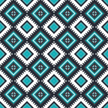 Yeşil Teal Kara Geometrik geleneksel arka plan, halı, duvar kağıdı, giysi, ambalaj, kumaş, illüstrasyon nakış tarzı geleneksel tasarım