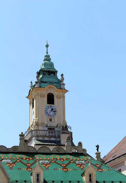 市政厅在布拉迪斯拉塔 — 图库照片