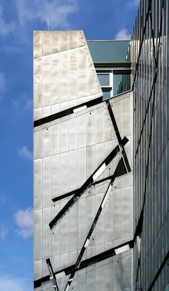 Facade of the Jewish museum, project of the architect Daniel Libeskind — Stock Photo, Image