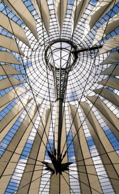 sony Center, potsdamer platz fütüristik çatı