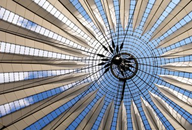 sony Center, potsdamer platz fütüristik çatı
