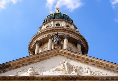 Konzerthaus hall, domme detay, gendarmenmarkt Meydanı