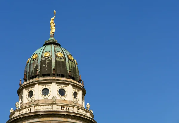 Francouzské katedrální domme detail, náměstí gendarmenmarkt — Stock fotografie