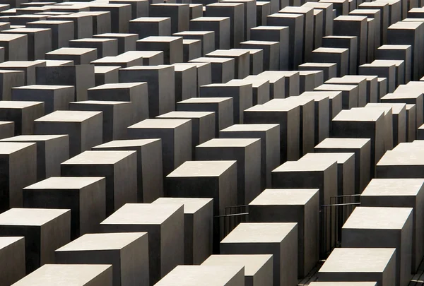 O monumento do Holocausto em Berlim. (detalhe padrão ) — Fotografia de Stock