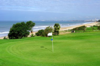 Beach golf kıyı senaryosu
