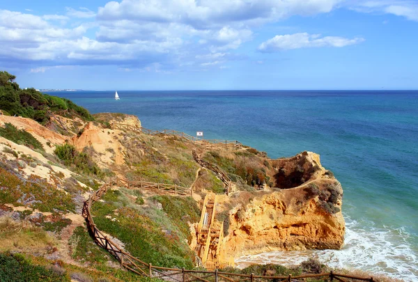 Escenario de la costa del Algarve — Foto de Stock