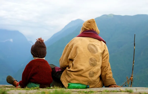 ANNAPURNA, NEPAL: Local of the Annapurna region — Stock Image ANNAPURNA, NEPAL: Local of the Annapurna region Stock Picture