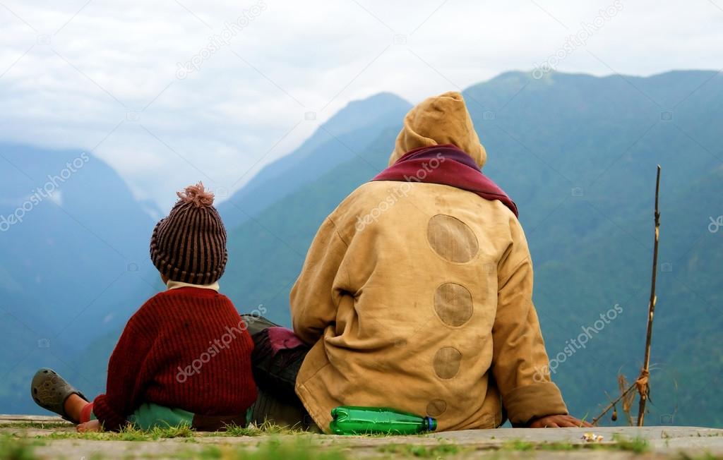 ANNAPURNA, NEPAL: Local of the Annapurna region