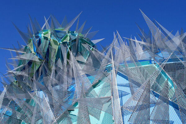 Metallic structure texture