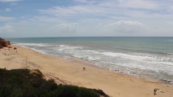 Praia de Santa Eulália - Albufeira — Vídeo de Stock