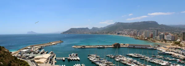 Vista panoramica su Calp (Spagna) ) — Foto Stock