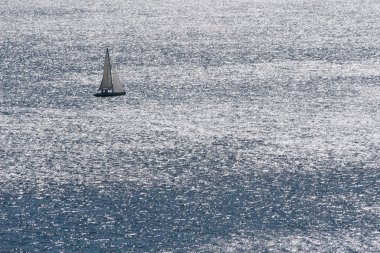 calp (İspanya üzerinden panoramik görünüm)