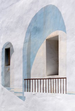 Calpe. Akdeniz İspanyol sahil şehri tarihi eski şehir cent