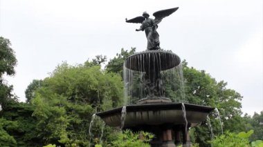 central Park'ta tarihi bethesda Teras