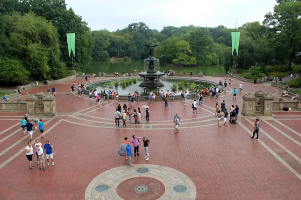 Histórica terraza de Bethesda en Central Park —  Fotos de Stock